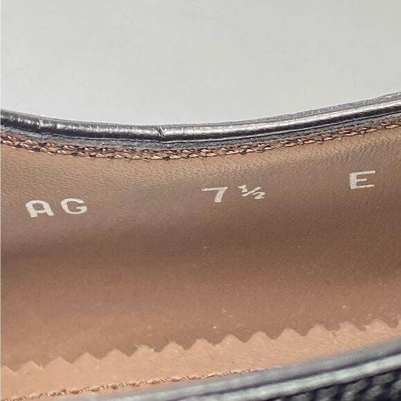 Salvatore Ferragamo Men's Seul Leather Oxford Shoes size 7.5E - Picture 9 of 12